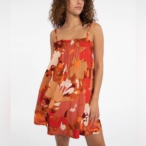 Anthropologie Sanctuary Lakeside Babydoll Dress NWT Vibrant Floral Print M